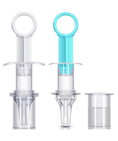 2 pieces baby oral feed spray baby liquid feeder donor with pacifier head suitable for small children newborns (white and blue) - Buy Online on GoSupps.com