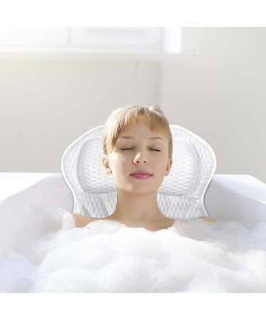 Purpledi Bath Cushions 4D Bath Cushion with 6 Suction Cups Non-Slip and Powerful for Spa Pillow Hot Tub Spa Home Neck Pil - Buy Online on GoSupps.com