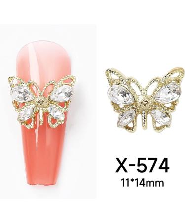 Crystal Gold Silver Jewelry Art Decoration DIY Rhinestones Parts 3D Decorations - Buy Online on GoSupps.com
