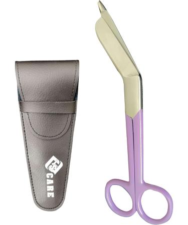 YSCARE Stainless Steel Bandage Scissors - 6.5 inch, Purple/Silver - Ideal for First Aid, Utility, Dressing, Student Nurse, Paramedic - Buy Online on GoSupps.com