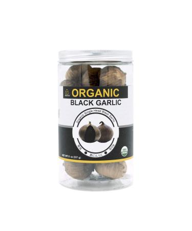 USDA Organic 227g Black Pearl Garlic Jar - 8oz | 100% Whole Black Garlic - Buy Online on GoSupps.com