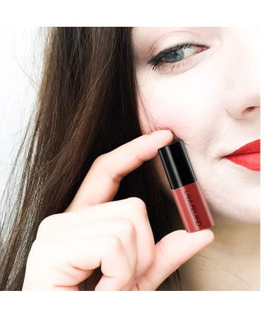 LAMUSELAND Matte Mini Liquid Lipstick Set - 12 Colors Long-Lasting High Pigment Travel Kit, Waterproof Non-Stick Cup Lip Gloss Makeup Gift for Women & Girls (Black) - Buy Online on GoSupps.com