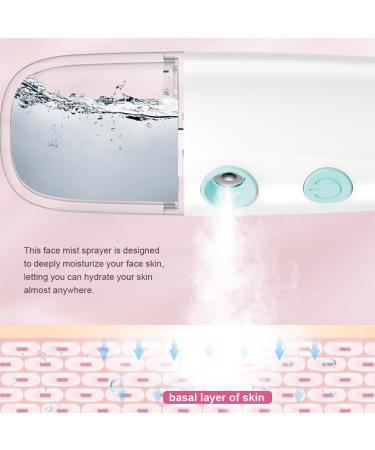 Visage Brouillard pulv risateur 35 ML humidificateur Voyage Camping randonn e Bouton op ration atomiseur Visage Vapeur n buliseur Outil de Soins de la Peau Blanc - Buy Online on GoSupps.com