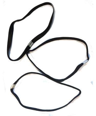 Allsorts Long Black Hair Ties 3 Elastic Hair Bands for Secure Hold International Shipping Available - Buy Online on GoSupps.com
