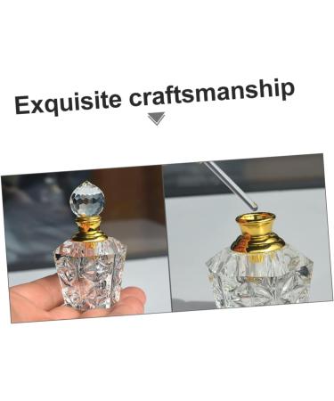 Ipetboom 1pc Dropper Essential Oil Bottle Fancy Perfume Bottle Cosmetic Dropper Bottle Skincare Containers Terrarium Essential Oil Vials Mini Travel Glass White Cosmetic Bottle Crystal 6.5x4cm White - Buy Online on GoSupps.com