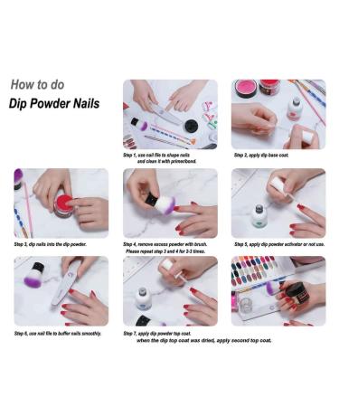 Red Sparkle Dipping Powder (1 oz) - Professional Odor-Free Nail Dip Powder for Long-Lasting French Nail Art - No Lamp Needed - DIP 047 - Buy Online on GoSupps.com