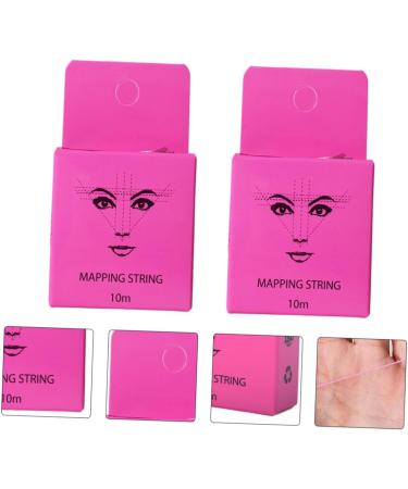 FOMIYES 2 Boxes Ink Pattern Embroidery Ruler Pre Mapping Thread Convenient Eyebrow Mapping Ruler - Buy Online on GoSupps.com