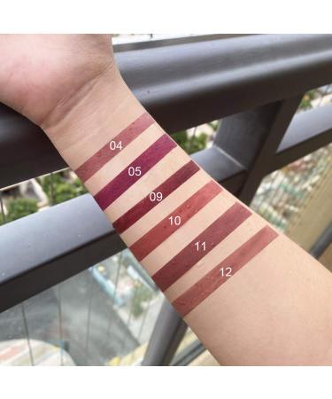 EVPCT 6-Piece Lip Liner and Lipstick Set - Nude, Dark Red Matte, 24-Hour Long-Lasting Lip Kit for Women - Buy Online on GoSupps.com