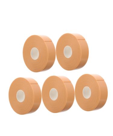 Healeved 5 Rolls Foam Eye Pads Adhesive Eyelash Tape Medical Tape Individual Lash Tape Lash Tape for Foam Lashes Tape Beauty Eyelash Tape Eyeliner Tape Foam Lash Tape X5m Tool Cosmetic 8.5x8.5x2.5cm Orange