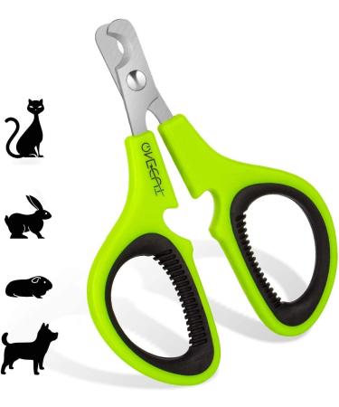 OneCut Nail Clippers for Pets - Professional Cat & Kitten Claw Trimmers - Ideal for Small Dogs & Puppies - Updated Green Design - Buy Online on GoSupps.com
