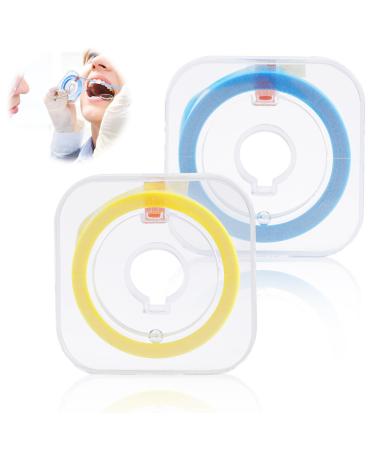 Dental Abrasive Paper, Yellow - Dental Polishing Strips - Small Size: 20 µm - Medium Size and Size - Blue Dental Polishing Strips - 30 µm - Grit Size: 4 mm Wide -