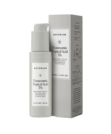 Naturium Tranexamic Topical Acid 5%  Face & Skin Care Discoloration Treatment  with Kojic Acid  Niacinamide & Licorice Root  1 oz 1 Fl Oz (Pack of 1)