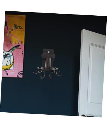 Alipis 1set Swivel Hook Hanger Hooks Rotating Utensil Hanger Heavy Adhesive Hooks Metal to Rotate Frame 13x10cm Black - Buy Online on GoSupps.com