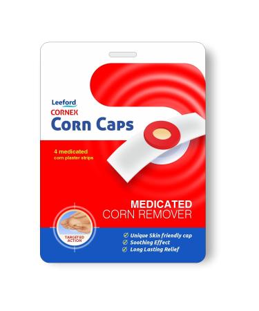 KRISTINA Corn Cap Corn Remover for Feet- Combo 20 Strips Medicated Plaster Bandage Skin Friendly||Corn Cap Bandage||Helps for Fast Effective & Easy to Deep Corn Remover White Color (Ayurvedic)