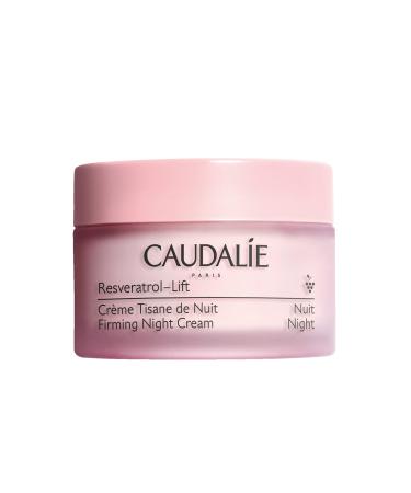 Caudalie Resveratrol-Lift Firming Night Cream: Anti-Aging Moisturizer with Resveratrol, Hyaluronic Acid & Vegan Collagen Alternative - 1.7oz