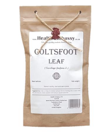Coltsfoot Leaf Tea | Feuille De Tussilage Tisane | Tussilago Farfara Health Embassy (100g)