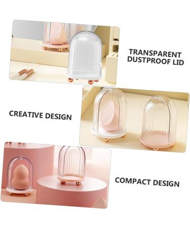 DOITOOL 1pc Beauty Egg Storage Box Beauty Egg Drying Rack Cosmetics Container Blending Sponge Makeup Organzier Travel Powder Puff Cosmetic Supplies Pctg White Make up Organizer 9.5x6.7cm White - Buy Online on GoSupps.com
