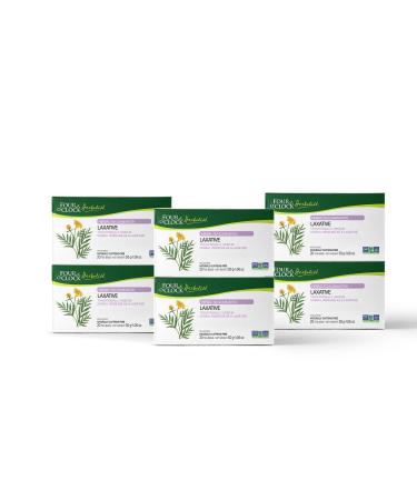 Four O'Clock Herbalist Elimination Laxative Herbal Tea Non-Gmo Kosher Gluten-Free 6 Pack of 20 Teabags