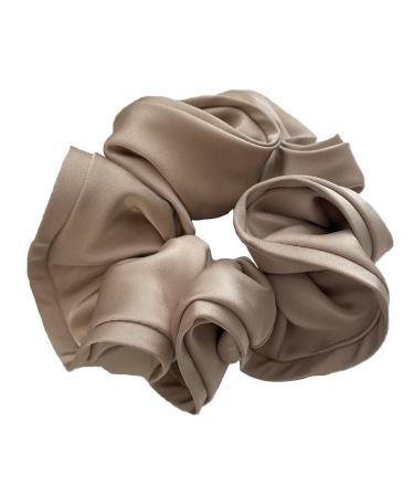 Oversized Silk Scrunchies  Big Large Elastic Satin Hair Ties  Fluffy Jumbo Hair Scrunchies for Prevention Frizz and Breakage (Apricot) - Buy Online on GoSupps.com