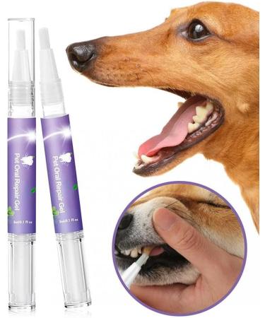 6 Pet Oral Repair Gel - Dog Breath Eliminator Gel - Pet Oral Repair Without Brushing - Natural Pet Teeth Care Solution for Cat Dog 6pcs - Buy Online on GoSupps.com