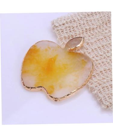 DOITOOL 1pc Artist Mixing Palette Cosmetic Mixing Tools Makeup Palette Nail Nail Art Nail Polish Mixing Drawing Color Dish Resin Nail Art Color Mix for Nail Art Agate 9*8.6cm Yellow - Buy Online on GoSupps.com