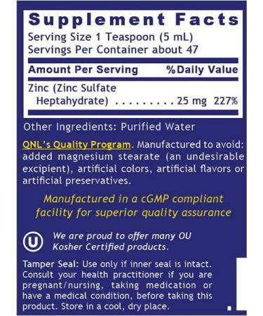 Quantum Zinc - Highly Absorbable Liquid Zinc for Immune Support & Wellness - 8 fl. Oz. Vegan Supplement - Buy Online on GoSupps.com