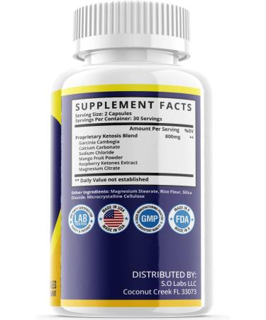 S.O Labs Limitless Extra Strength Oneshot Keto - 60 Capsules | Advanced Ketogenic Support - Buy Online on GoSupps.com