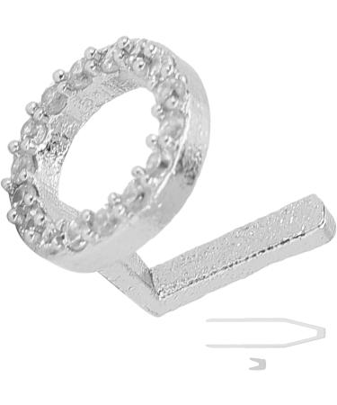 Verdant Touch Hip Hop Tooth Decoration - Capital Letters Shaped Halloween Accessory | Silver Tooth Bandage Decor - Buy Online on GoSupps.com