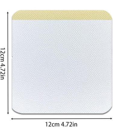 Pack of 200 Cohesive Bandages - Pre-Cut Square Design Soft Fabric Cloth Tape Premium Adhesion for Ultimate Comfort (4.72in x 4.72in 100 PCS - Buy Online on GoSupps.com