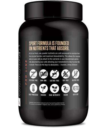 Organic Vegan Chickpea Protein Powder - All-Natural Chocolate Flavor 21g Protein & Only 2 Net Carbs | Sport Formula - Buy Online on GoSupps.com