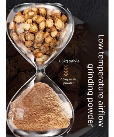 Dan Shen Powder Salvia Miltiorrhiza Powder Red Sage Root 120mesh (8.81oz) 8.81 Ounce (Pack of 1) - Buy Online on GoSupps.com