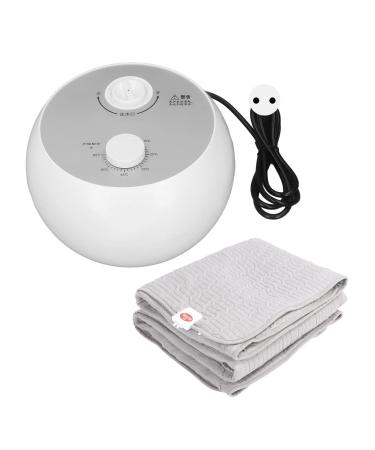 Water-heated mattress pad fine processing quiet radiation-free 2 x 1.8 m button adjustment bed warmer 300 W for home (EU connector 220 V)