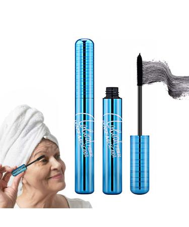 Lash Mascara for Old Women  Primelash Mascara Natural Lengthening and Thickening Effect Waterproof Mascara Makeup for Seniors with Thinning Lashes(black)