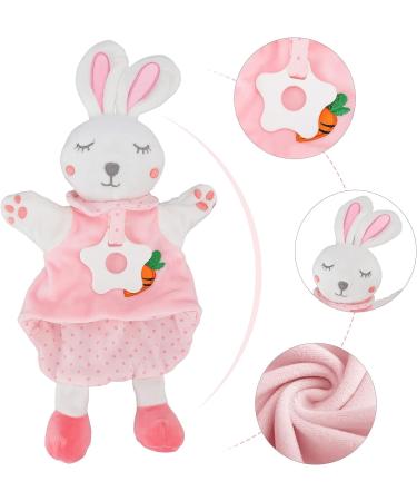 Baby Loveys Bunny Security Blanket with Teether - Soft Unisex Stuffed Animal Blanket - Buy Online on GoSupps.com