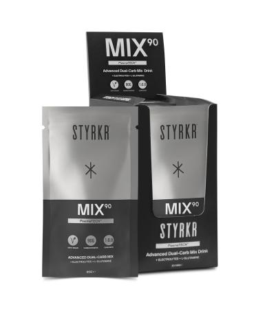 STYRKR STYRKR Endurance Atheletes Approved 90g Carbohydrate Advanced Dual Carb Formula - 12 Packets - Cycling & Running Energy Powder