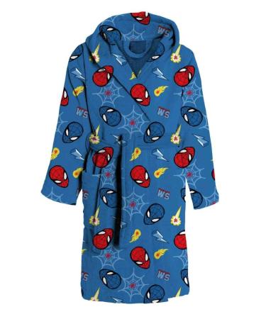 Terry cloth bathrobe for girls Disney Marvel spiderman 6-7 years