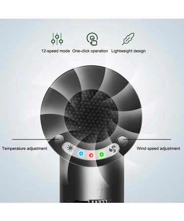 Cordless Travel Hair Dryer Rechargeable Lightweight Hair Dryer Portable Hair Dryer 12 Mode Cold Hot Air Setting Blow Dryer for Painting Women Kids Outdoor Camping Beaches - Buy Online on GoSupps.com