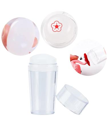 Niceneeded 2Pcs Nail Art Stamper Kit - Transparent Silicone Stamp & Scraper Card for Perfect Nail Designs - Buy Online on GoSupps.com