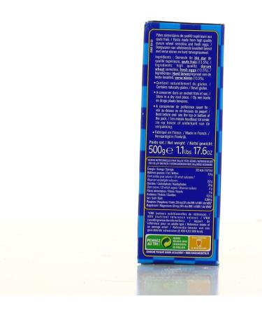  G n rique LUSTUCRU - Lustucru Coquillettes Pasta with Fresh Eggs 500G - 500G - Pack of 4 - Sold in Packs - Buy Online on GoSupps.com