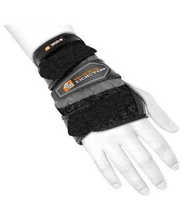 Shock Doctor Wrist 3-Strap Support Black Right: Large