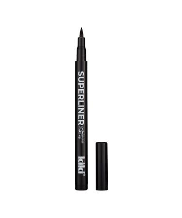 kiki Superliner Liquid Eyeliner Pen Black  Smudge proof All Day Vegan Formula  Cruelty Free Smudge Proof All Day