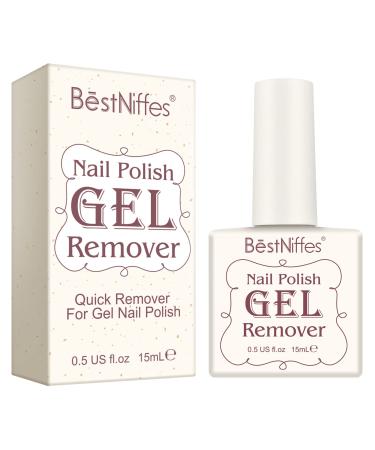 Nail Polish Remover Gel Nail Polish Remover in 3-5 Minute Professional Non-Irritating Nail Polish Remover No Need For Foil Soaking Or Wrapping (15 ml) 0.5 Fl Oz (Pack of 1)
