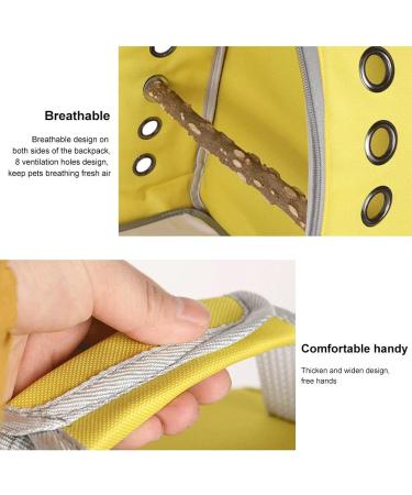 Eeneme Pet Parrot Carrier Bird Travel Bag Backpack Space Capsule Bag Transparent Backpack Breathable Parrot Backpack Green - Buy Online on GoSupps.com