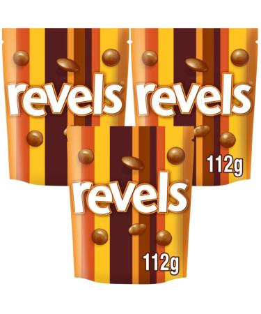 Chocolate Bundle With Revels Chocolate Pouch Bag 112g (3 Pack)