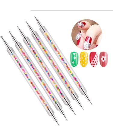 Desikixudy Nail Art Pen Pedicure Crystals Silicone Manicure Nail Point Drill Pen Drawing Polish Rhinestones Picker Pen - Buy Online on GoSupps.com