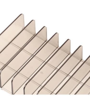 Eyeshadow Palette Makeup Organizer 7 Sections Transparent Makeup Holder Eyeshadow Storage Holder Plastic Eyeshadow Palette Pallet for Bathroom Countertops Vanities - Buy Online on GoSupps.com
