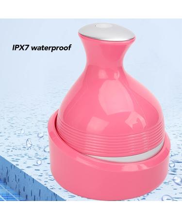Electrical Scalp Massager - 4 Modes Waterproof Ergonomic Silicone - Stress Relief for Muscles & Pets - Pink - Buy Online on GoSupps.com