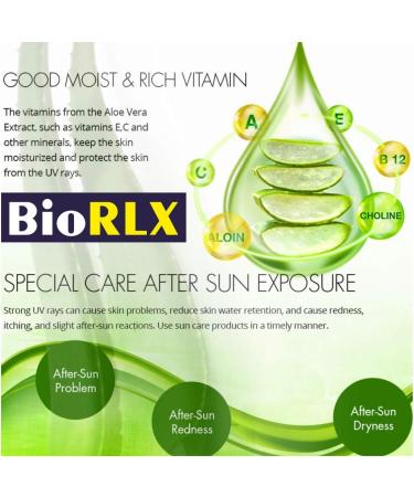 BioRLX by Cr 99% Purity Aloe Vera Gel with Collagen and Hyaluronic Acid for Face Body and Hair & Soothing (1 pc 250ml) 1 pc 250 ml (Pack of 1) - Buy Online on GoSupps.com