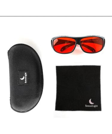 SomniLight Red Migraine Glasses - Fit Over Style for Enhanced Relief - Buy Online on GoSupps.com