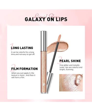 Liquid Lipstick 24g NonStick Long Lasting Color Shimmering Lipsticks Sunset Gold Lipstick - Buy Online on GoSupps.com